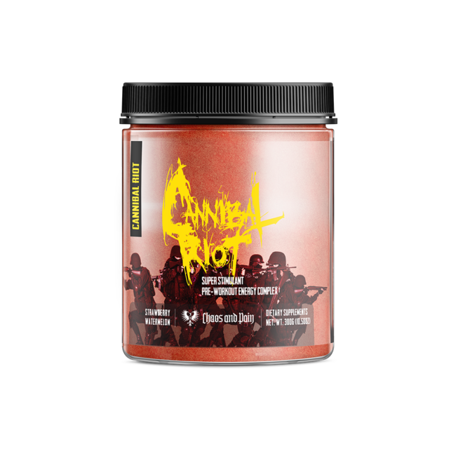 CANNIBAL RIOT Chaos and Pain Pre Workout US-Booster (New Formula)