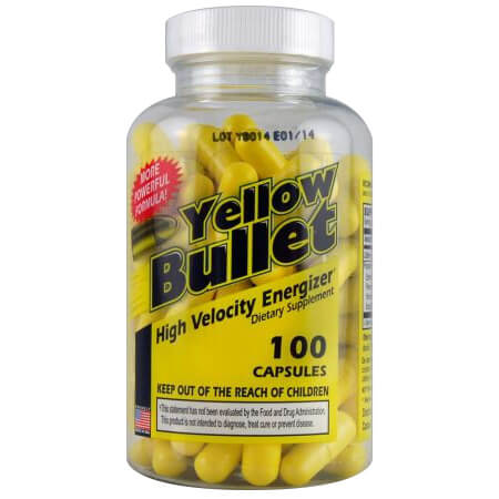 Yellow Bullet Delta Health ECA Fatburner, Delta Health Yellow Bullet ECA fat burner