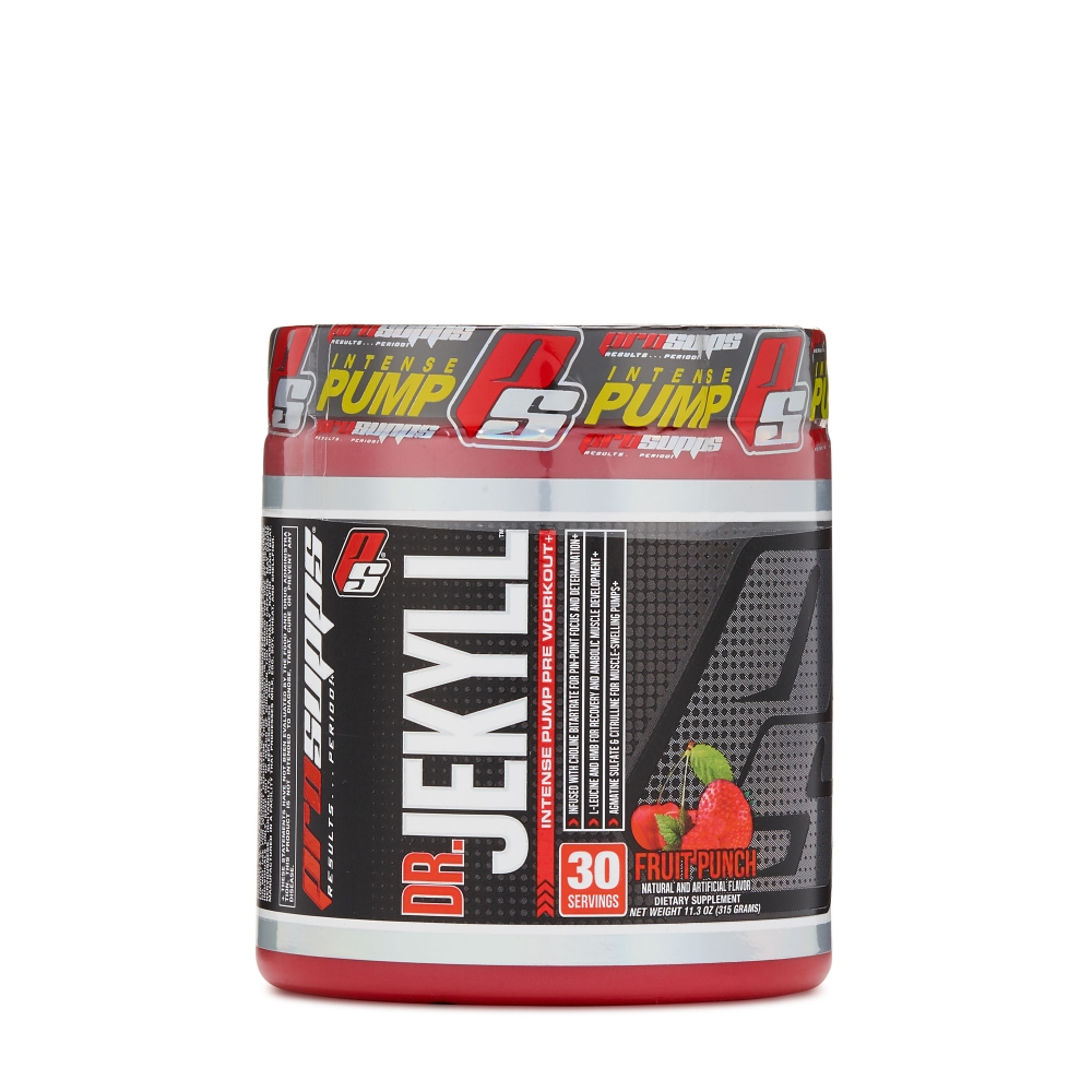 DR.JEKYLL ProSupps Pre Workout Booster US-VERSION Fruit Punch.