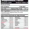 Amino Hydro 32 Whey Enzyme Hydrolyzed Protein Supplement Facts