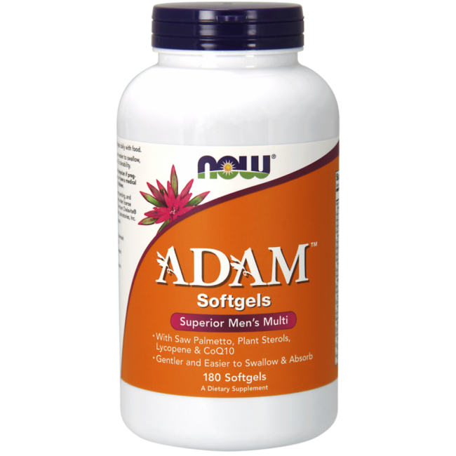 Adam Multi-Vitamin für Herren NOW Foods 180 Softgels