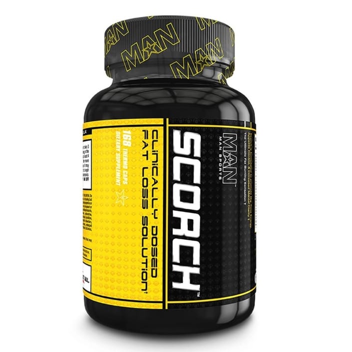 Scorch Fat Burner by MAN Sports 168 Capsules Fatburners.at