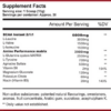 Warrior Labs BCAA AMINO 2-1-1 Inhaltsstoffe Facts