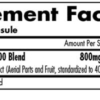 iForce Nutrition Tribulus 2400 Inhaltsstoffe Facts