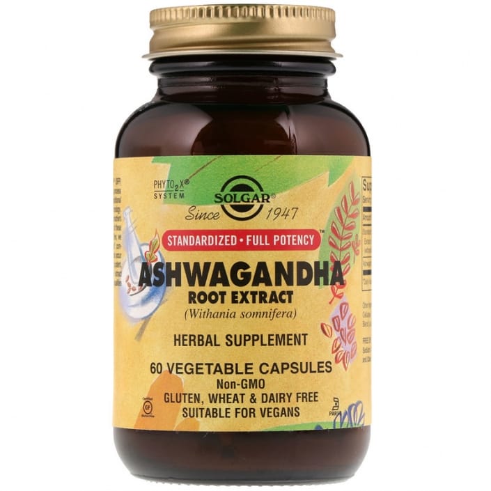 solgar ashwagandha root extract 60 vegetable capsules