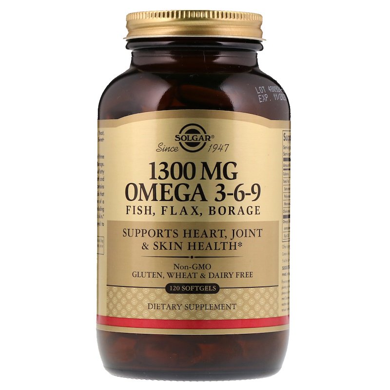 Solgar EFA 1300 mg, Omega 3-6-9