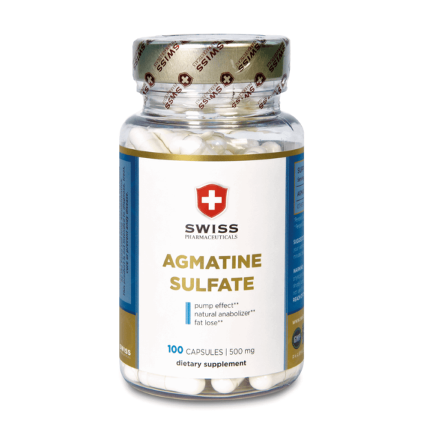 Agmatine Sulfate von Swiss Pharmaceuticals wirkt als Trainings- und Pre-Workout Booster