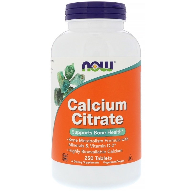 NOW Foods Calcium Citrate 250 Tabs
