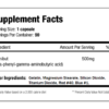 SNS Phenibut XT Inhaltsstoffe Facts