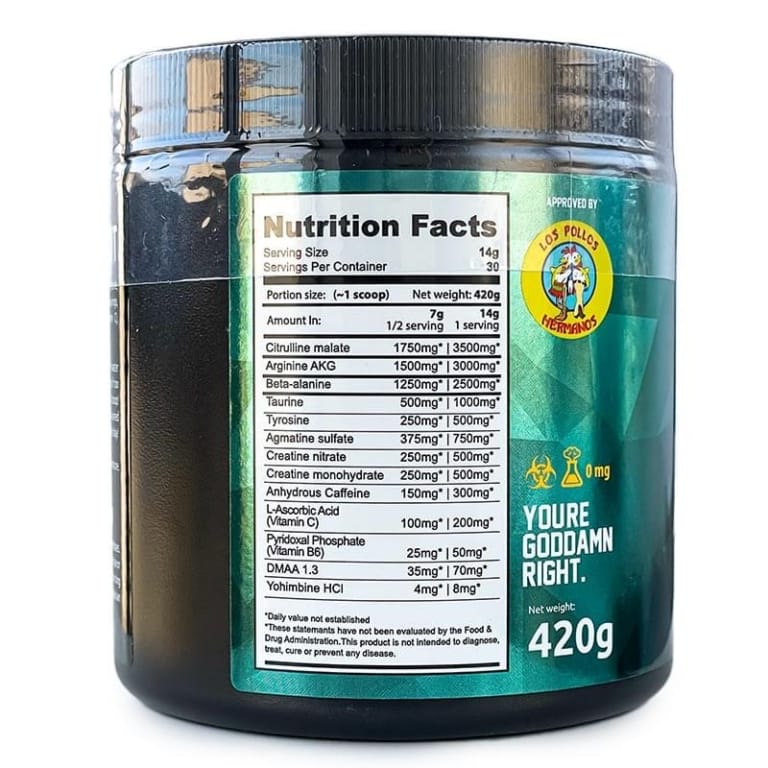 Heisenberg DMAA PreWorkout online kaufen Fatburners.at