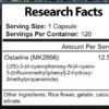 Lawless Labs Ostarine MK 2866 Inhaltsstoffe Facts