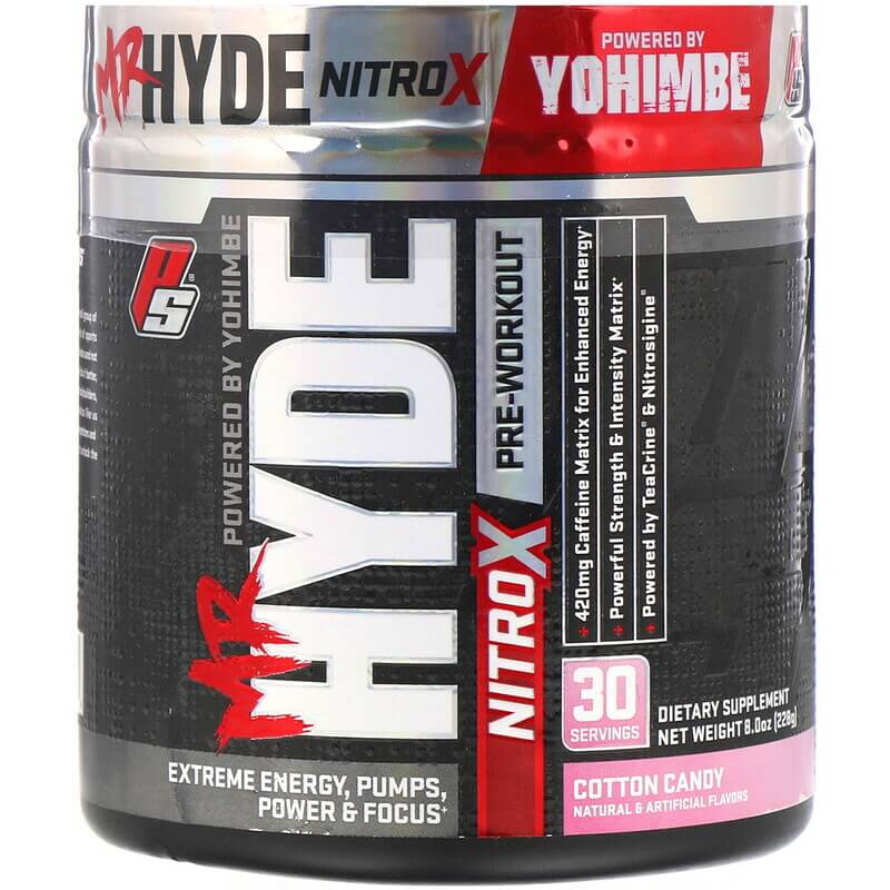 Simple Carbs in mr hyde pre workout for Machine