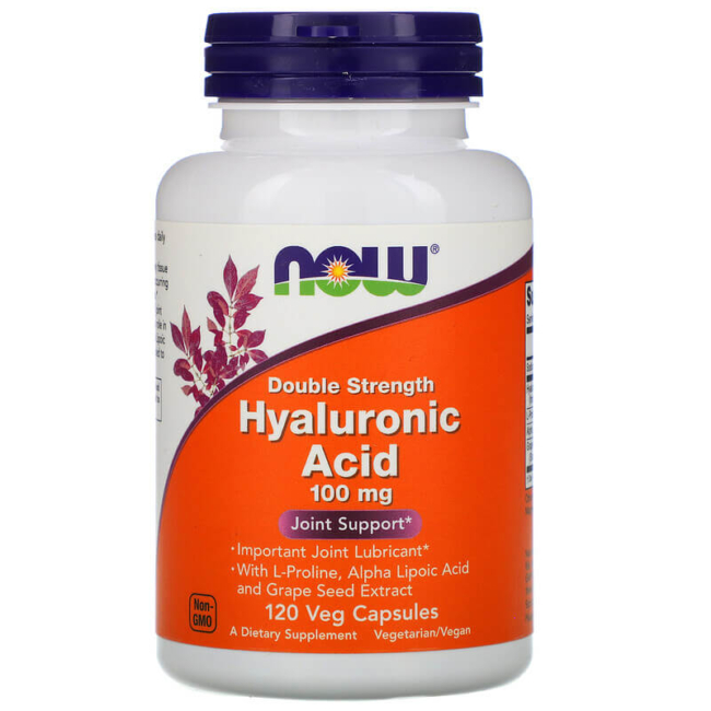 NOW Foods Hyaluronic Acid 100 mg