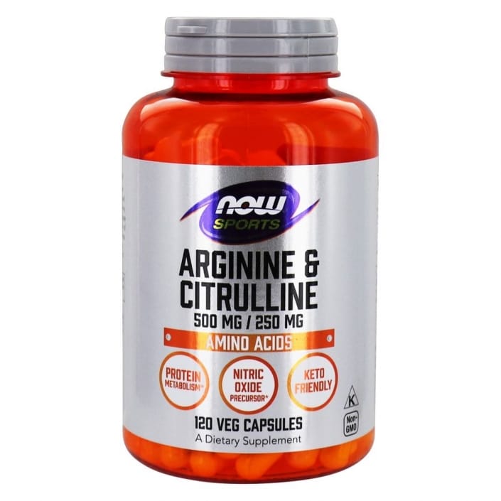 NOW Foods LArginine & LCitrulline 500 mg / 250 mg Fatburners.at
