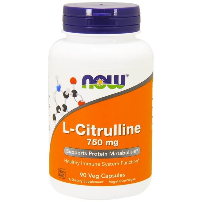 NOW Foods L-Citrulline 750 mg 90 Caps