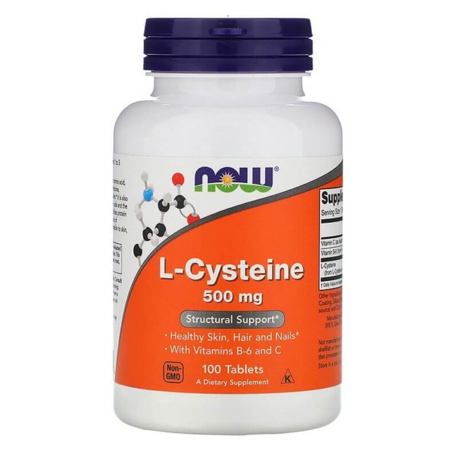 NOW Foods L-Cysteine 500 mg 100 Tabletten