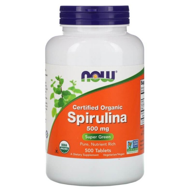 NOW Foods Spirulina 500 mg