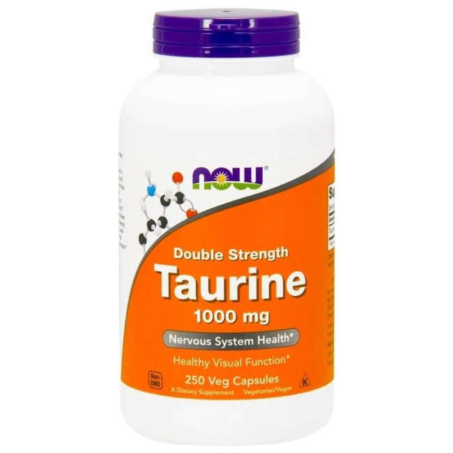 NOW Foods Taurine 1000 mg 250 Kapseln