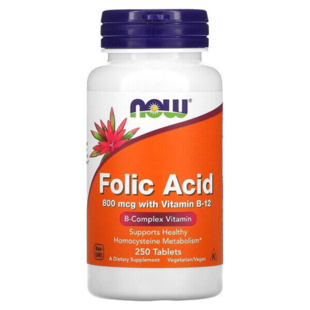 Now Foods Folic Acid 800 mcg