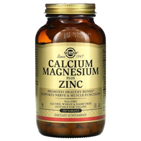 Solgar Calcium Magnesium Plus Zinc