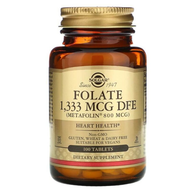 Solgar Folate 1333mcg DFE