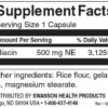 Swanson Vitamin C 500 mg Inhaltsstoffe Facts