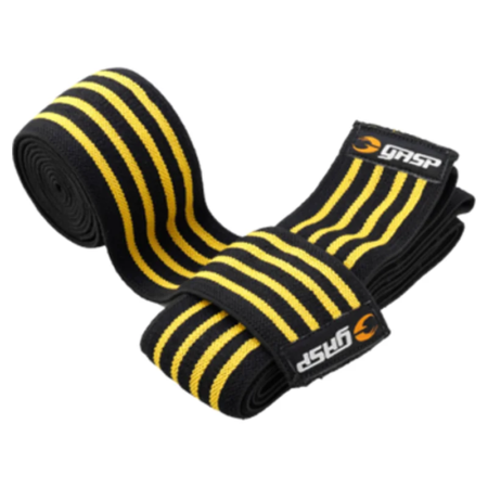 gasp knee wraps black flame.webp