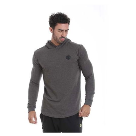 ggswt083 golds gym long sleeve hood sweater xxl charcoal.webp
