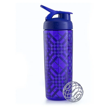 bb sportmixer sign sleek 820ml purple tratan plaid.webp