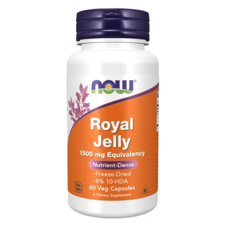 now2565 royal jelly 1500mg 60 veg caps.webp