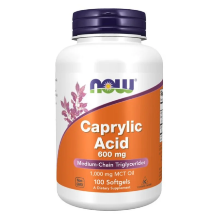 now3347 caprylic acid 600mg 100 soft gels exp 01 07 2024.webp