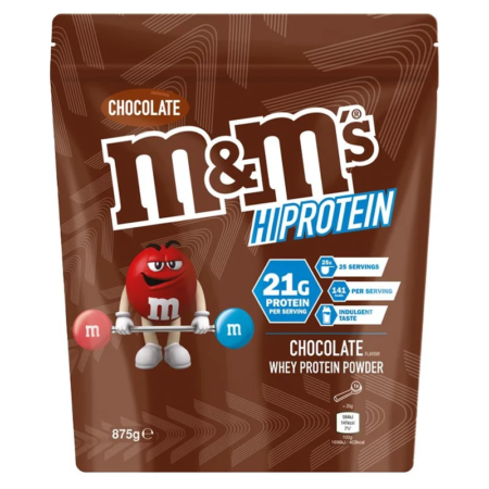 m m protein powder 875gr chocolate brown exp 30 12 2024.webp