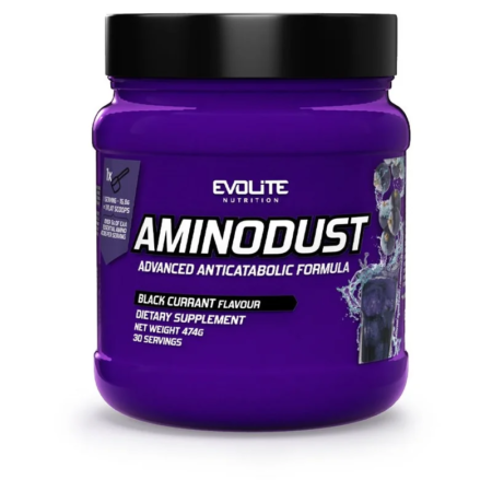 evolite aminodust 474gr black currant exp 01 01 2025.webp