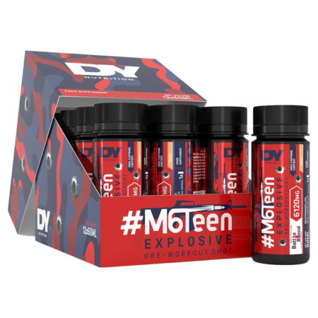 dorian yates nutrition m6teen preworkout shots 12x60ml peach.webp