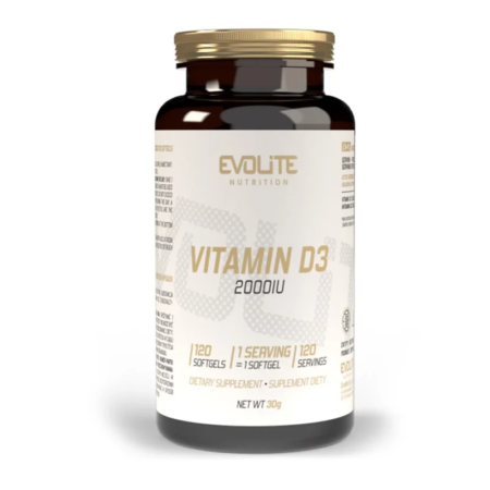 evolite vitamin d3 2000iu 120 softgels.webp