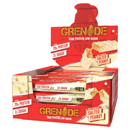 grenade protein bar white chocolate salted peanut 12 x 60 g.webp